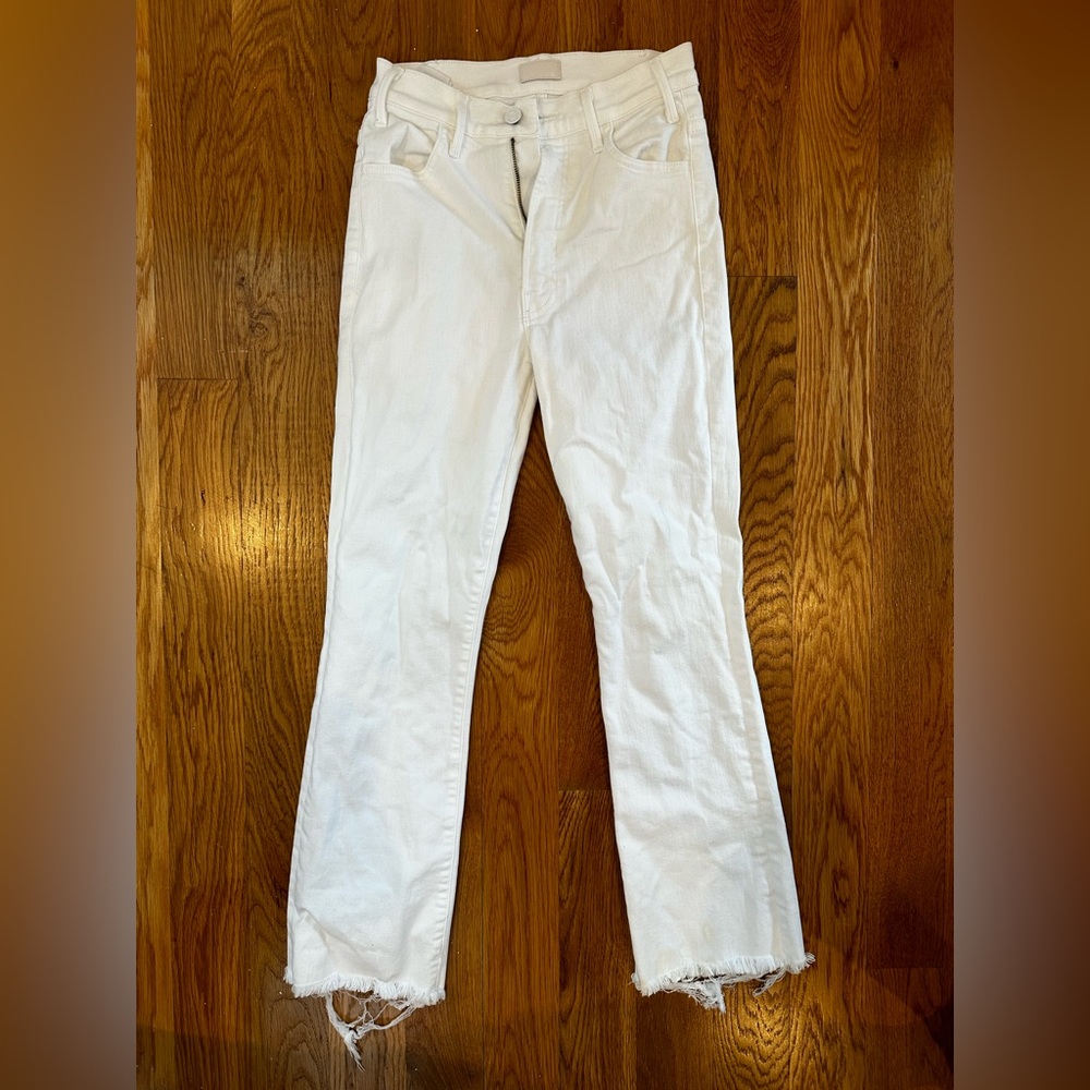 White mother jeans 26 - the hustler
